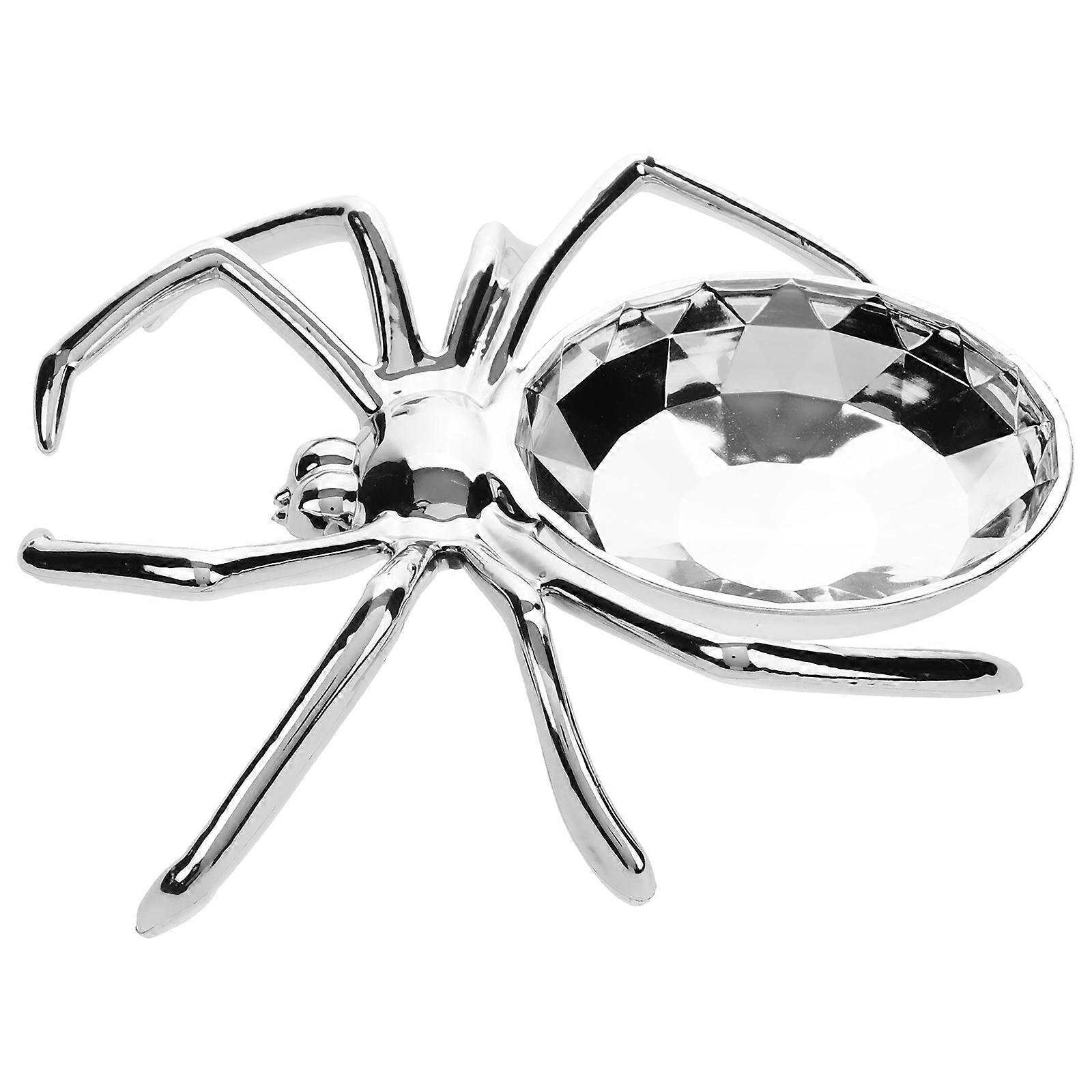 Unique Halloween Design Dessert Plate 2Pcs In Silver Color For Serving Candies During Family Gatherings And Restaurant Use