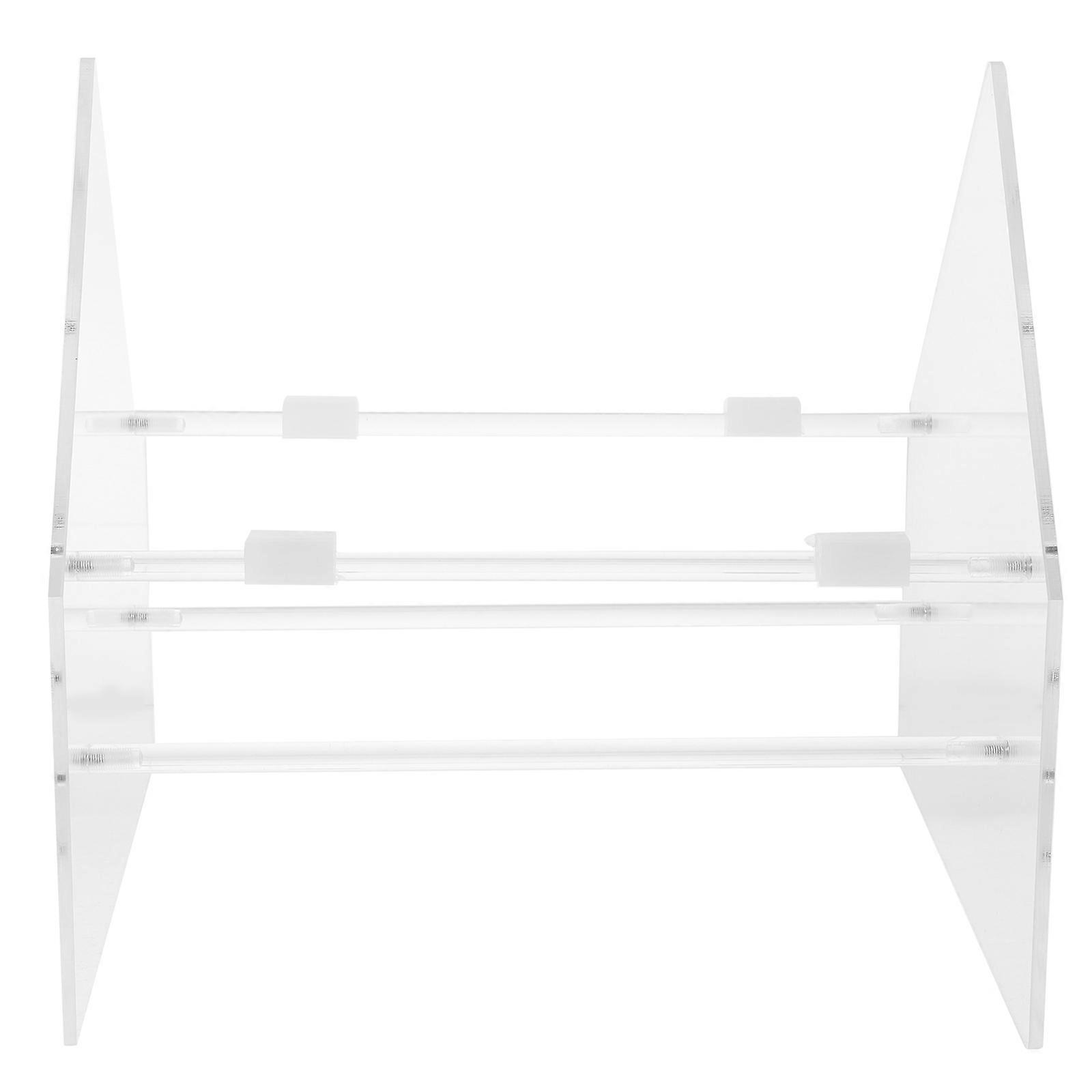 Newspaper And Magazine Rack Vinyl Record Display Rack Space Saving Home Use Rectangular Shape 1Pcs
