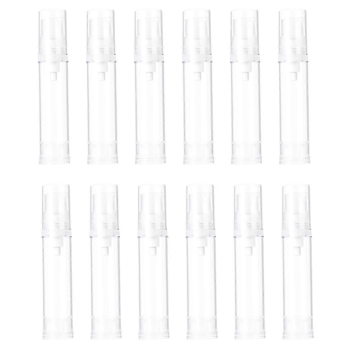 Plastic Lotion Bottle Press Vacuum Sub Bottle for Storage 36Pcs