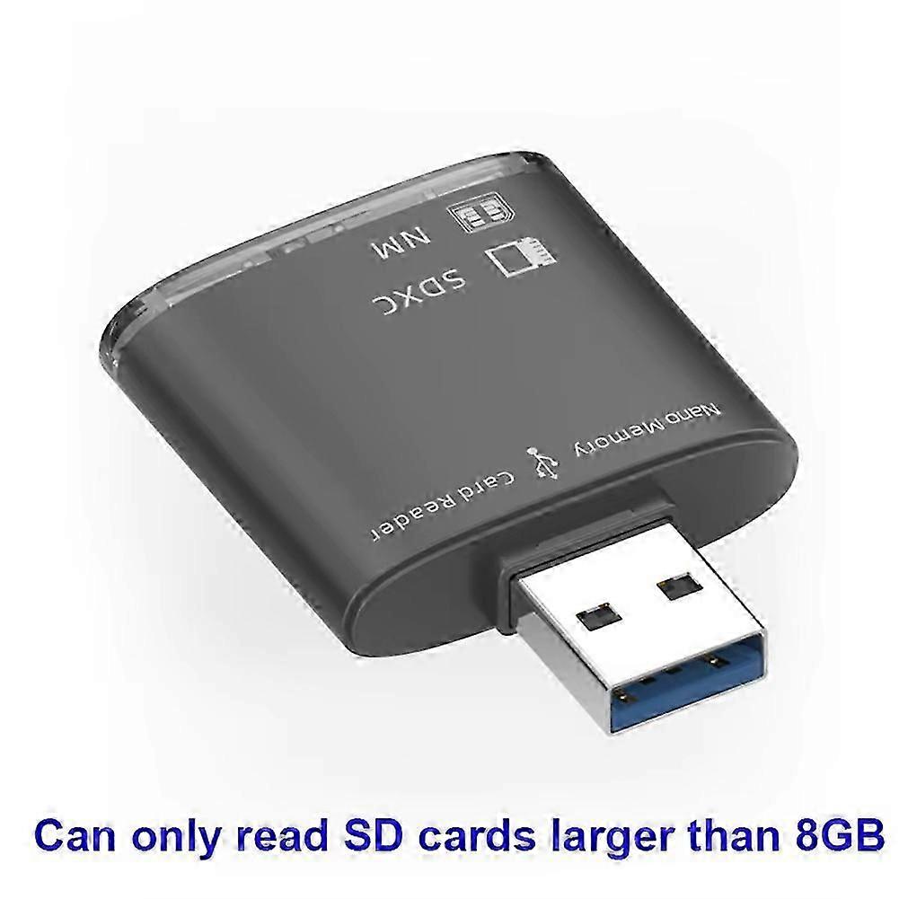 USB 3.0 Card Reader suitable for NM Nano Memory Card Write Adapter,A