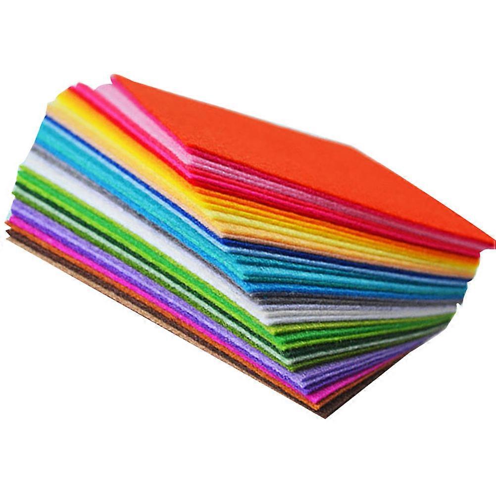 DIY Handicraft Work Felt Fabric Sheets with 200Pcs Handmade Felt Materials