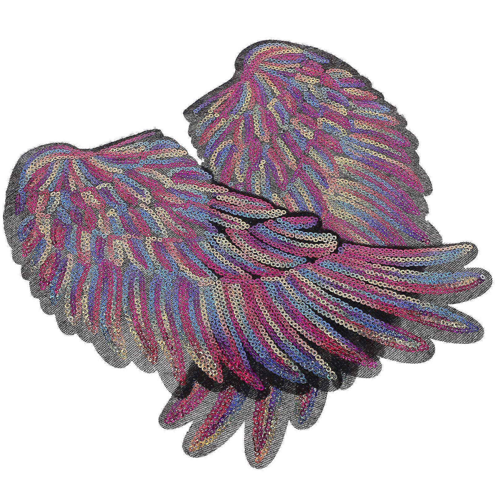 Embroidery Patch 1Pair Multi Unique Personalization Wings Patches for Cloth Decoration