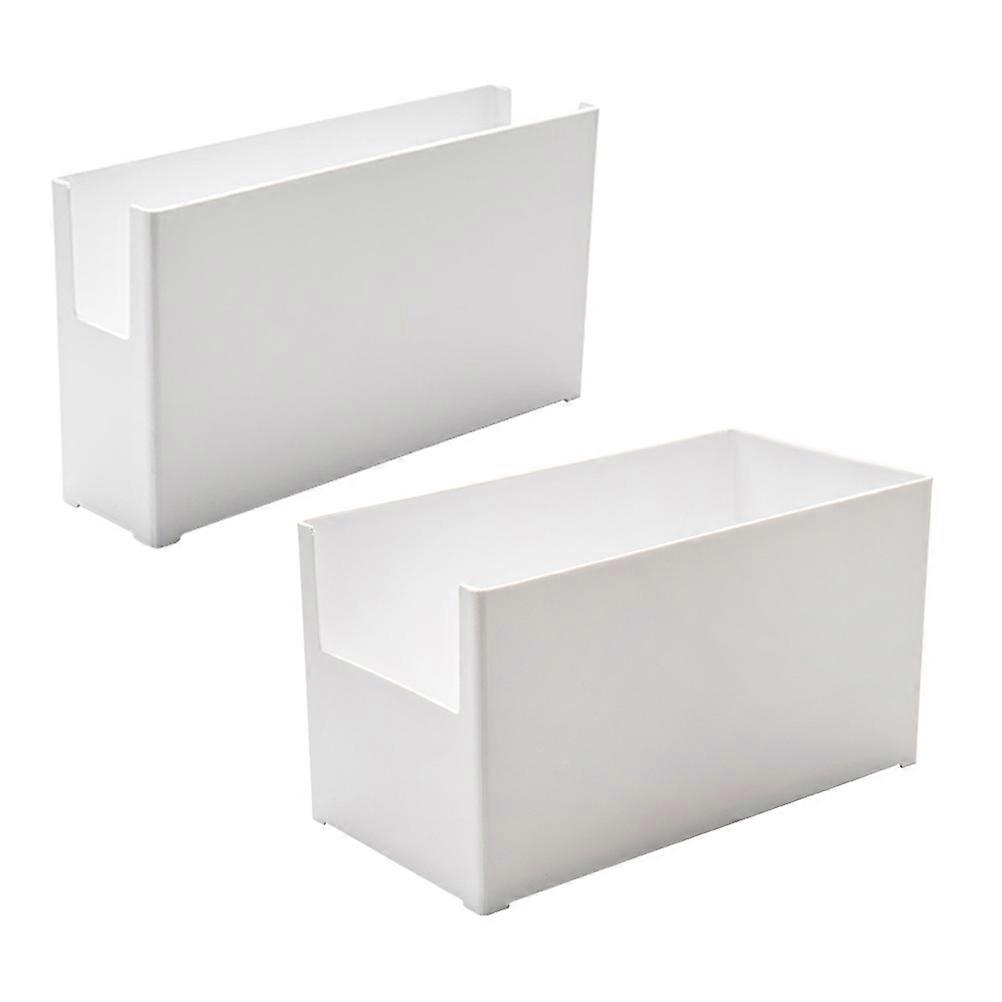 Plastic Flatware Holder Cabinet Storage Boxes for Kitchen Use 2Pcs