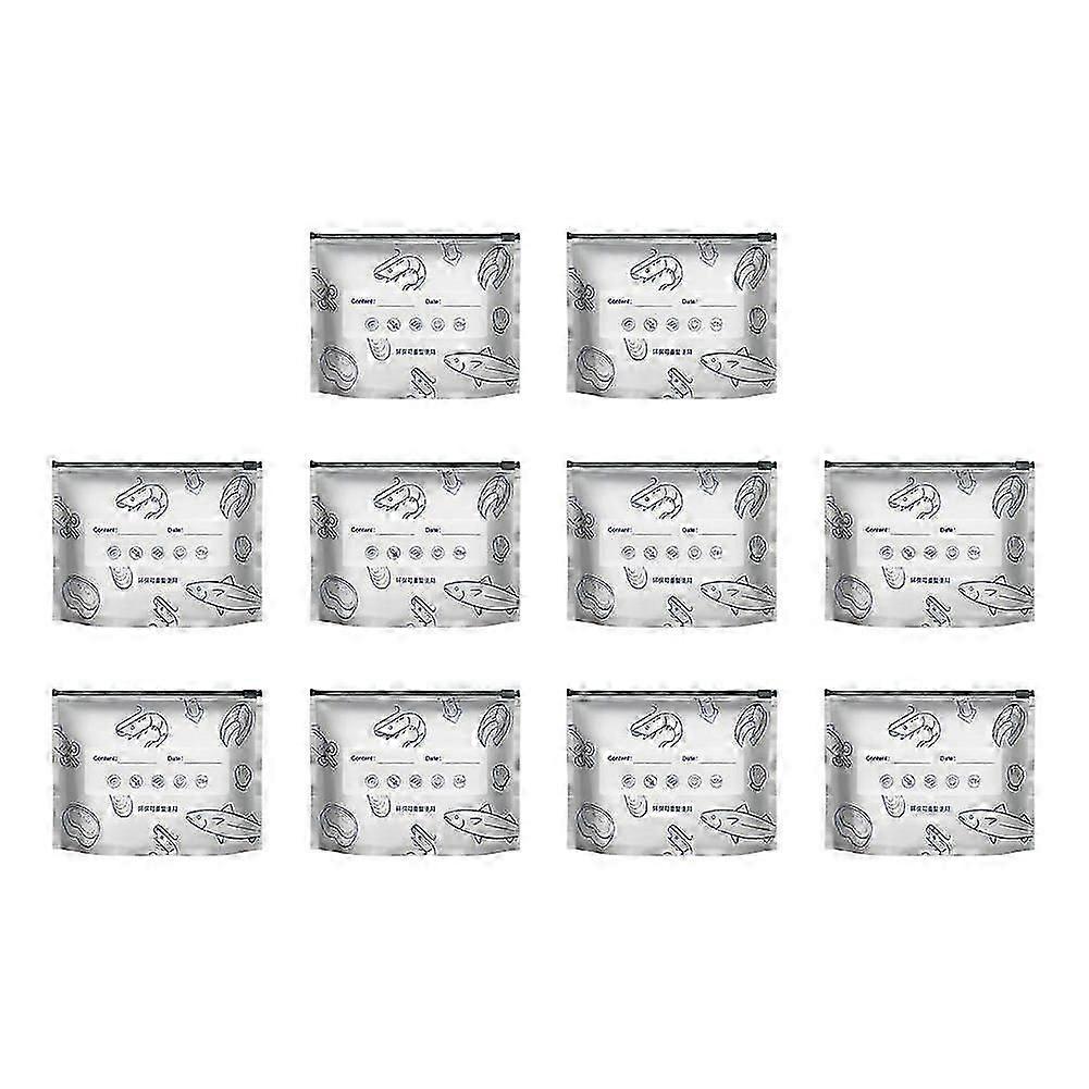 Aluminum Foil Antibacterial And Fresh-Keeping Frozens Zipper Self Sealing Bag