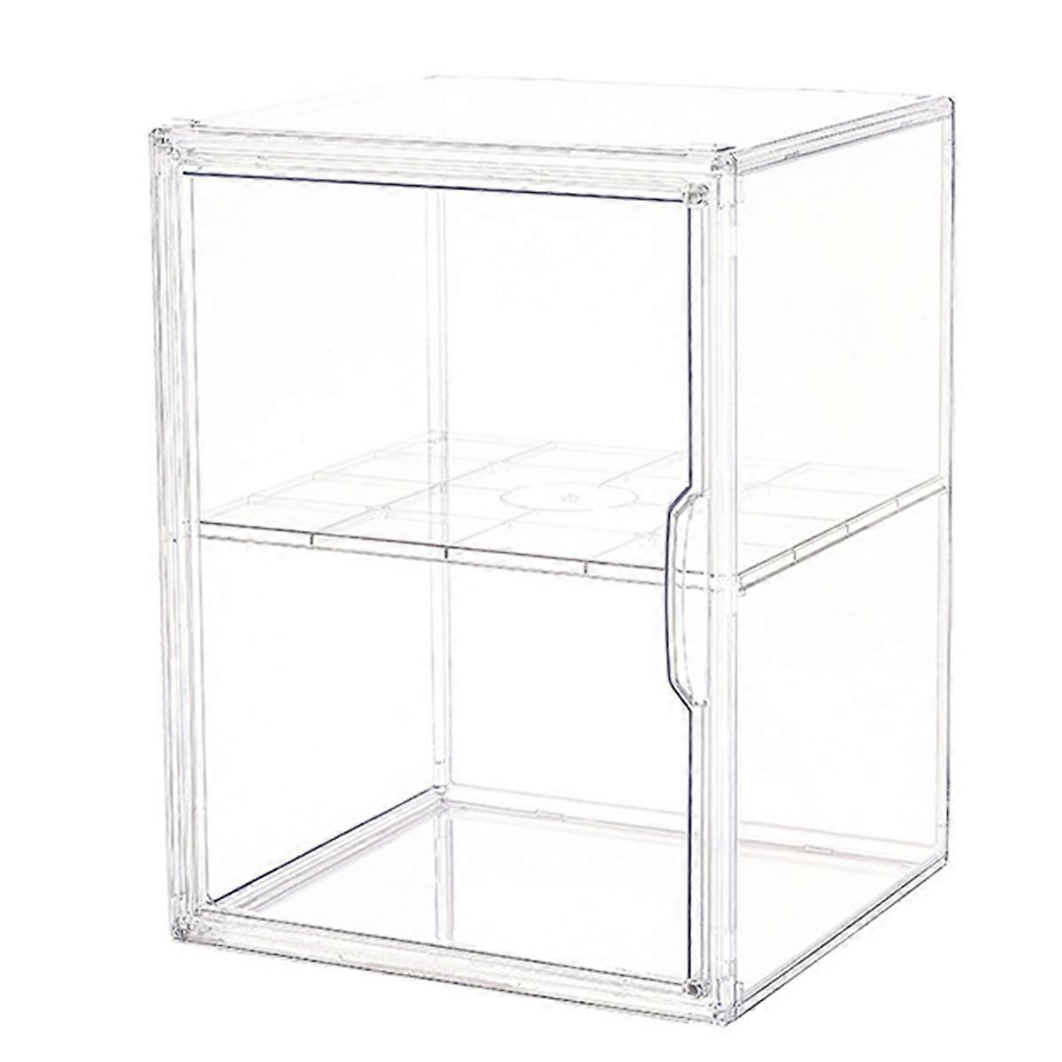 ディスプレイスタンド透明はしごモデル収納ボックスハンドパペットディスプレイボックス27x25.5x36CM