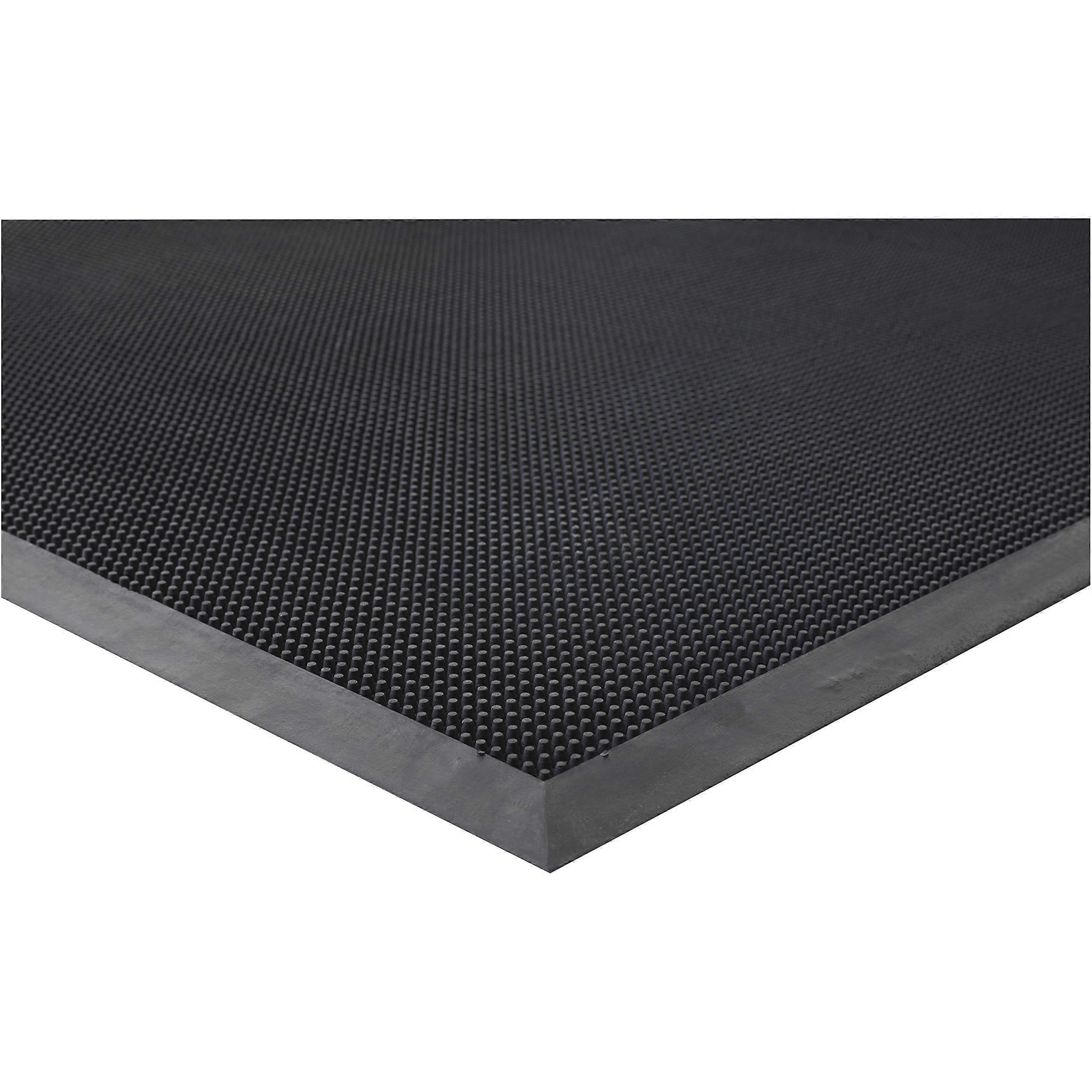70381 Brush Tip Scraper Mat Rubber 0.40 Inch Thick Model 70381 Brush Tip Cleaning Mat