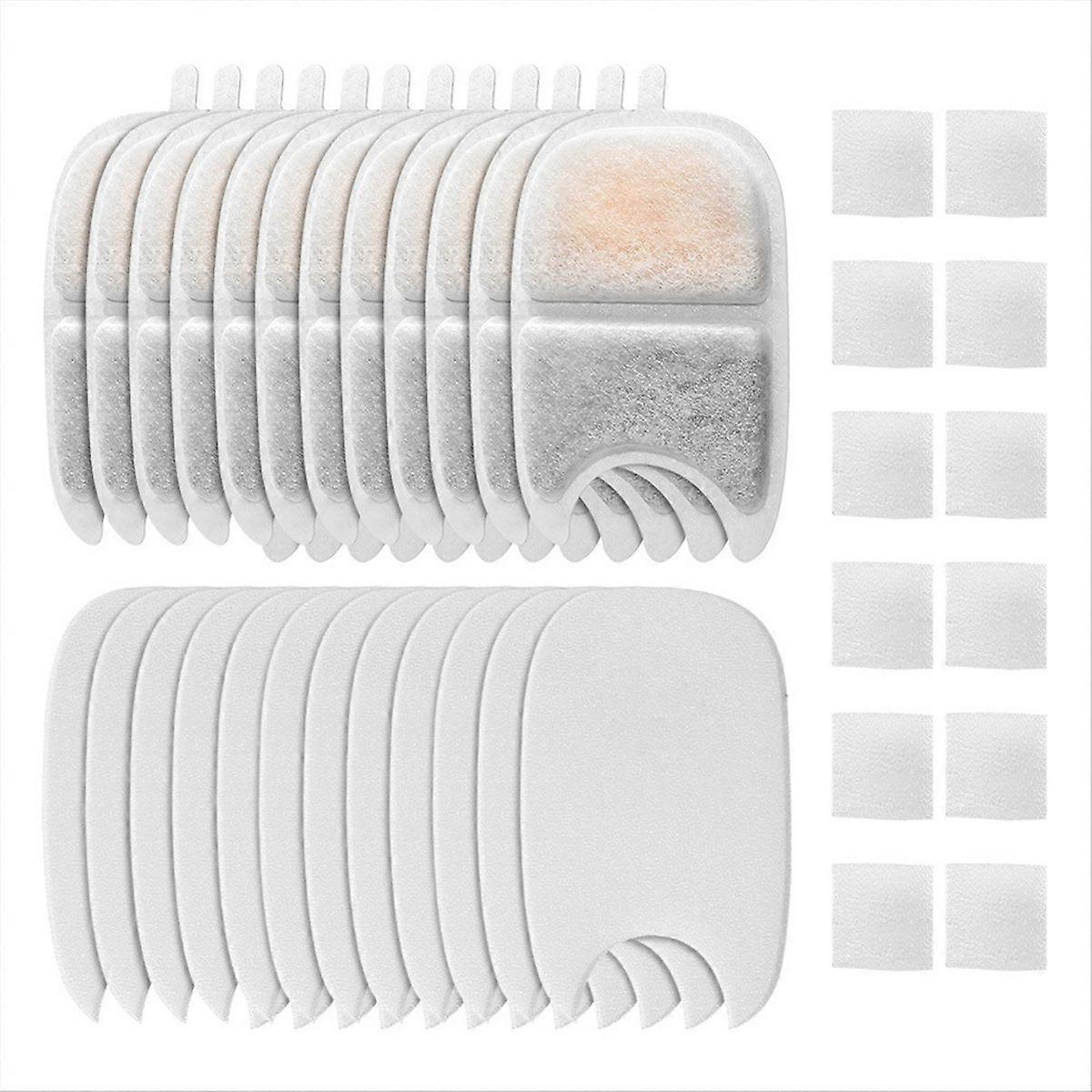 12Set Replacement Filters&Sponges for 4L Cat Water Fountain Filter