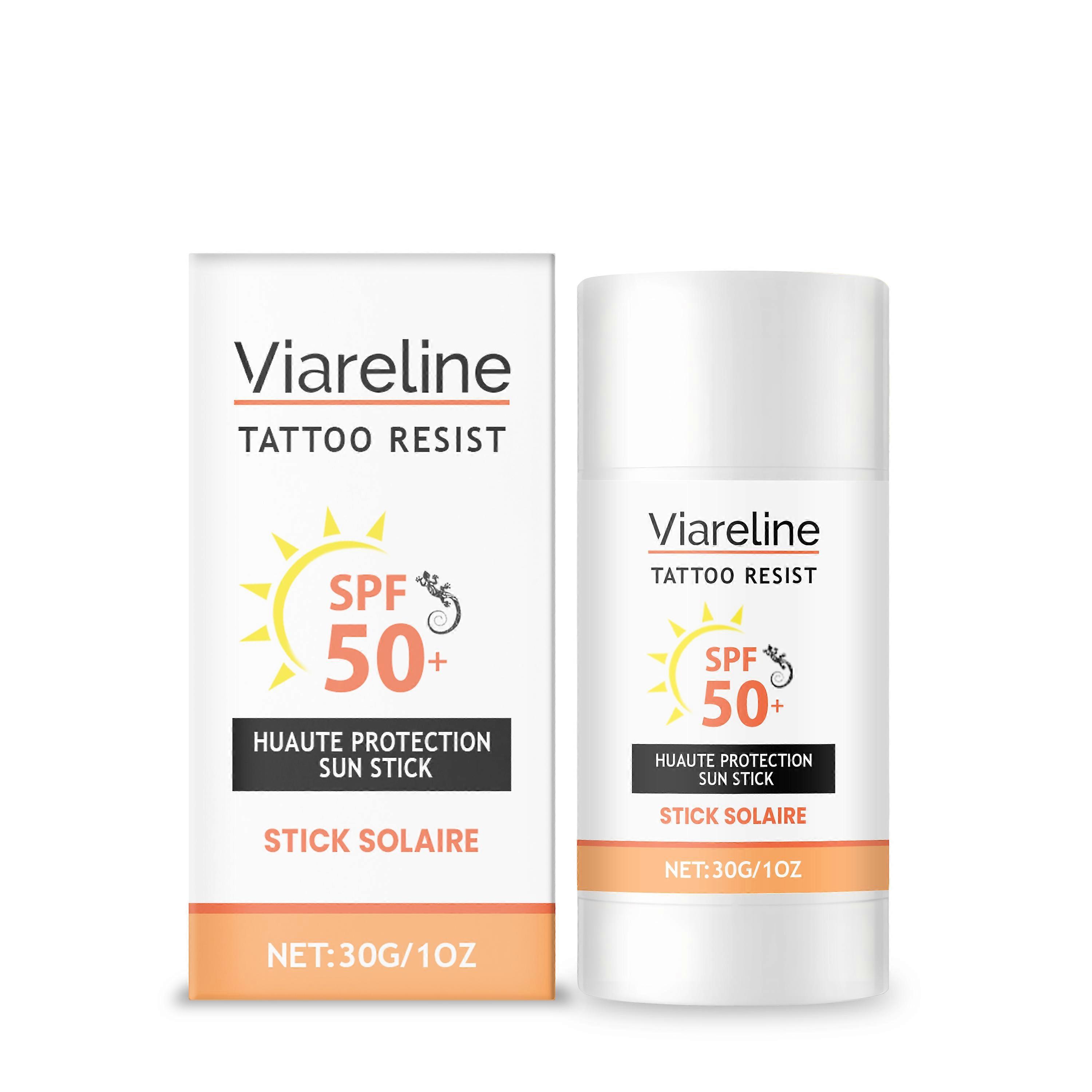 Viareline Portable Tattoo Protection Stick, Outdoor Waterproof And Sweat-Proof Universal Isolation Protective Cream