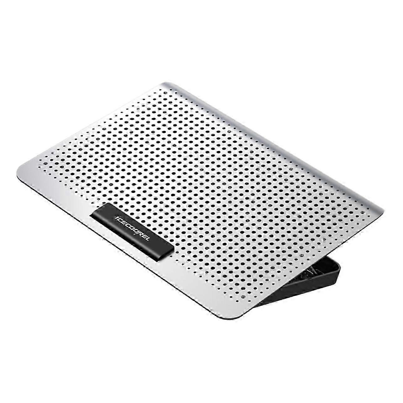 Laptop Cooling Pad with Silent Fan, Adjustable Notebook Stand, Lightweight Design, Compatible with 15.6" Laptops