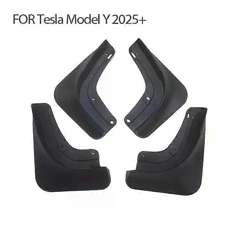 Apply 4x For Tesla Model Y Mudguard Fender Mud Flaps Guards Splash Mudflaps Car Accessories Front Rear 4pcs 2025 2026