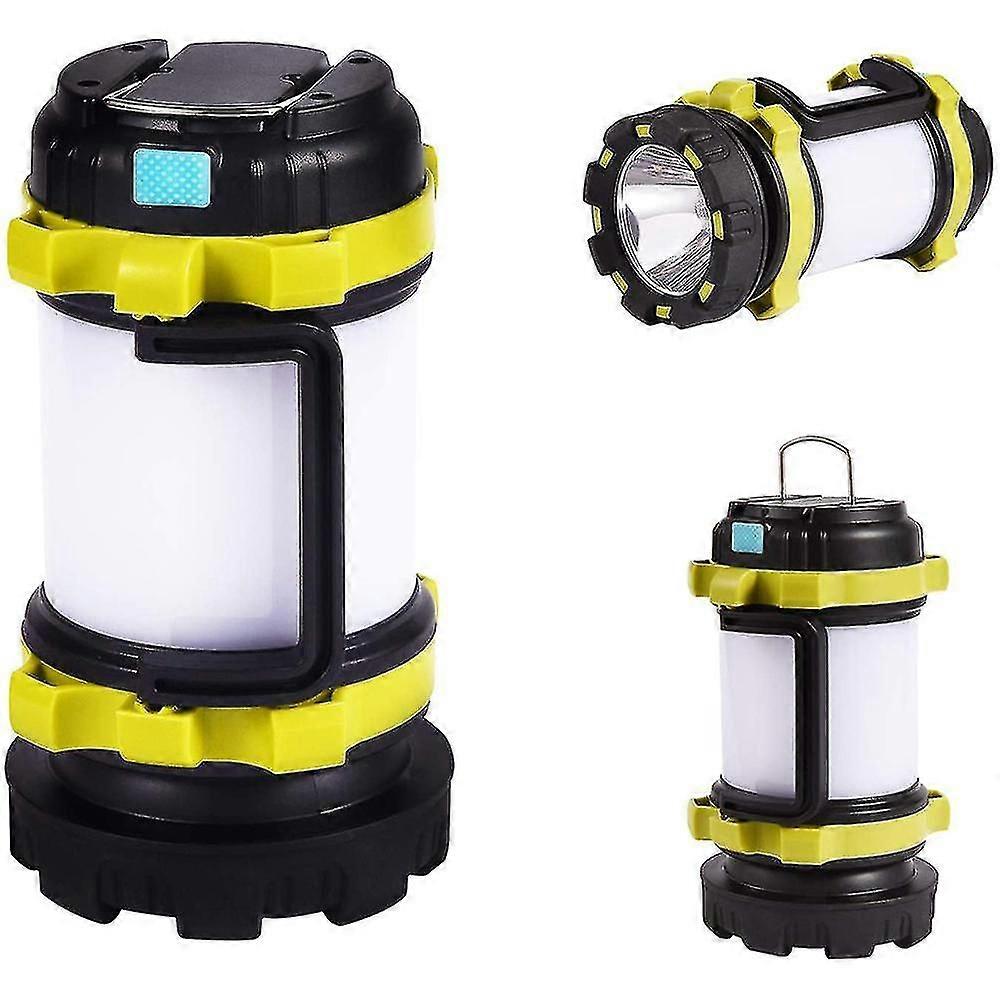 Led Camping Lantern Rechargeable, T2000 High Lumen Light Flashlight