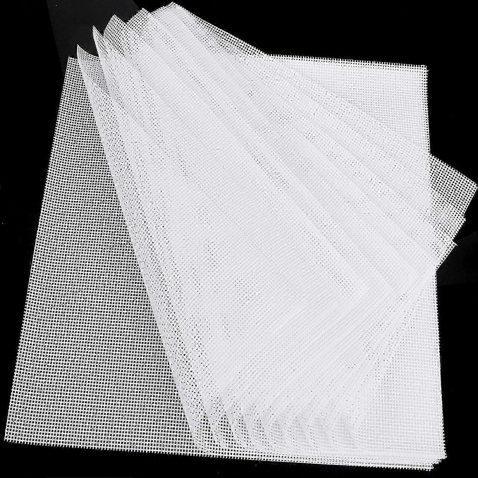 Reusable Nonstick Silicone Dehydrator Sheets, 10-Pack with 30x30cm & 40x40cm Mats for Fruit Drying