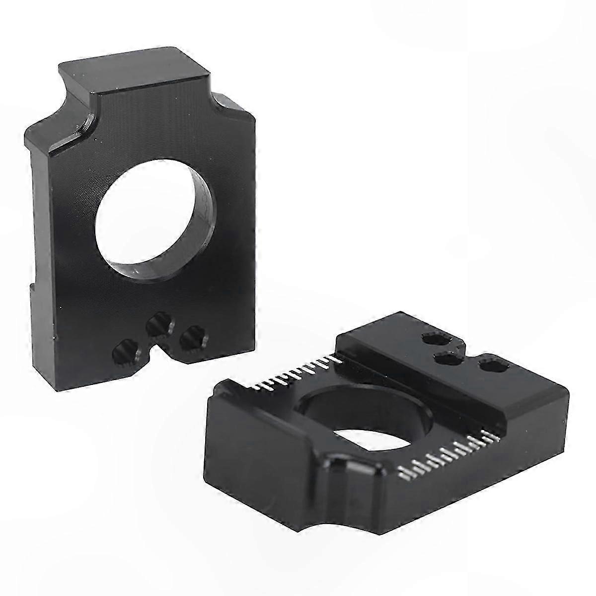 Black Rear Axle Chain Adjuster Block for Scooter Maintenance