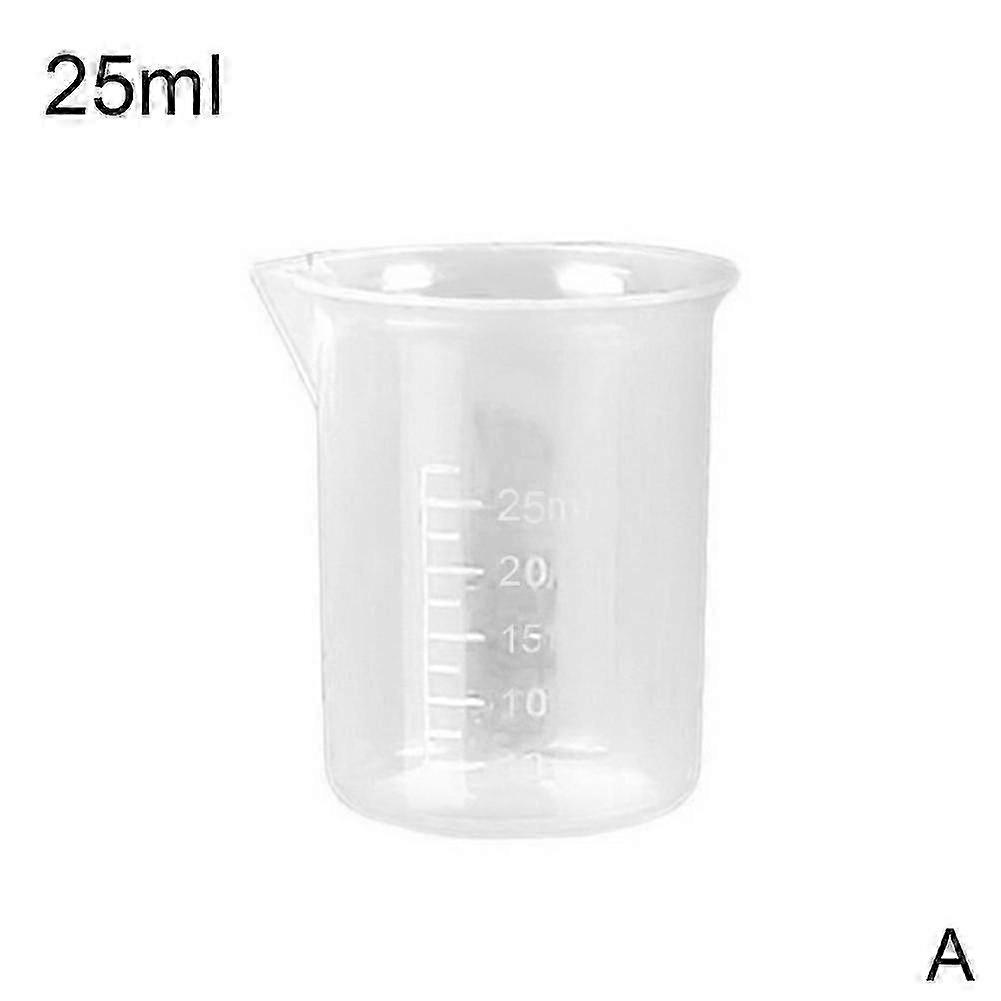 25-500ml Small Measuring Cup Transparent Jug Tool Kitchen Beaker Plastic U2W