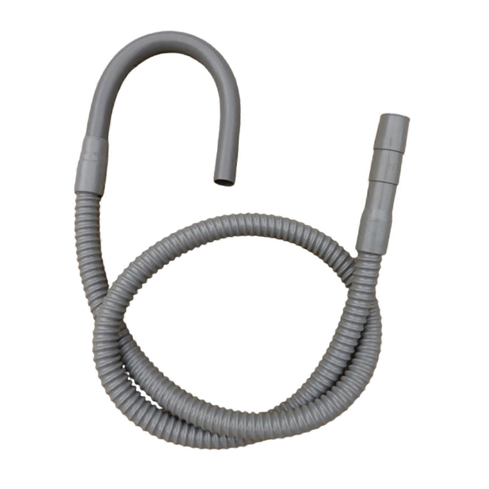 ABS Drain Hose 1.83m Plastic Texture Suitable for Front Load Automatic Washing Machines Corrosion Resistant Design Multicolor