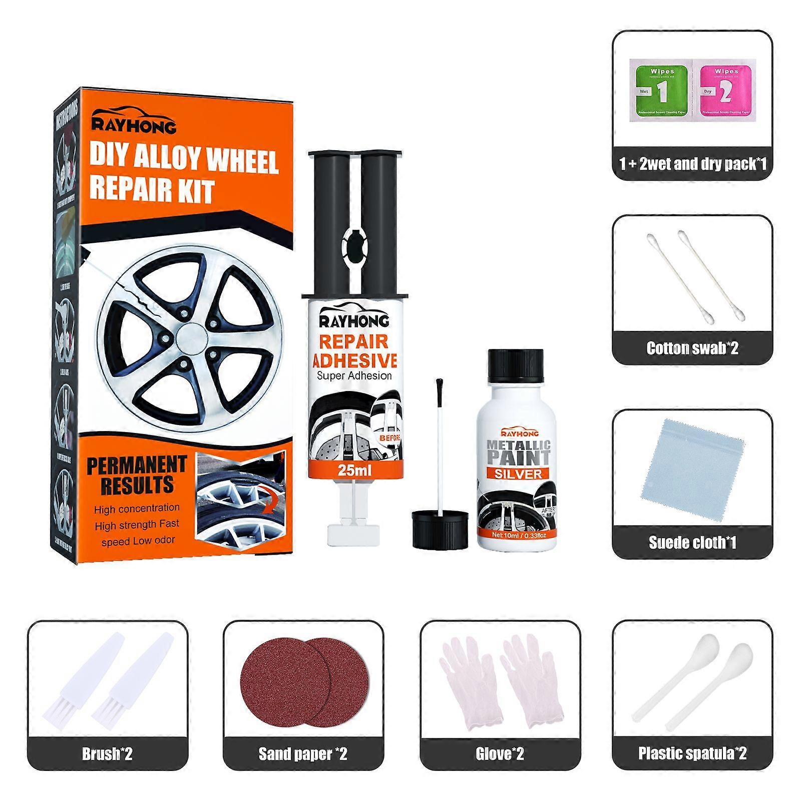 Rayhong Wheel Hub Scratch Repair Agent, Paint Surface Touch-Up, Scratch Removal Repair Agent, Car Scratch Repair Agent