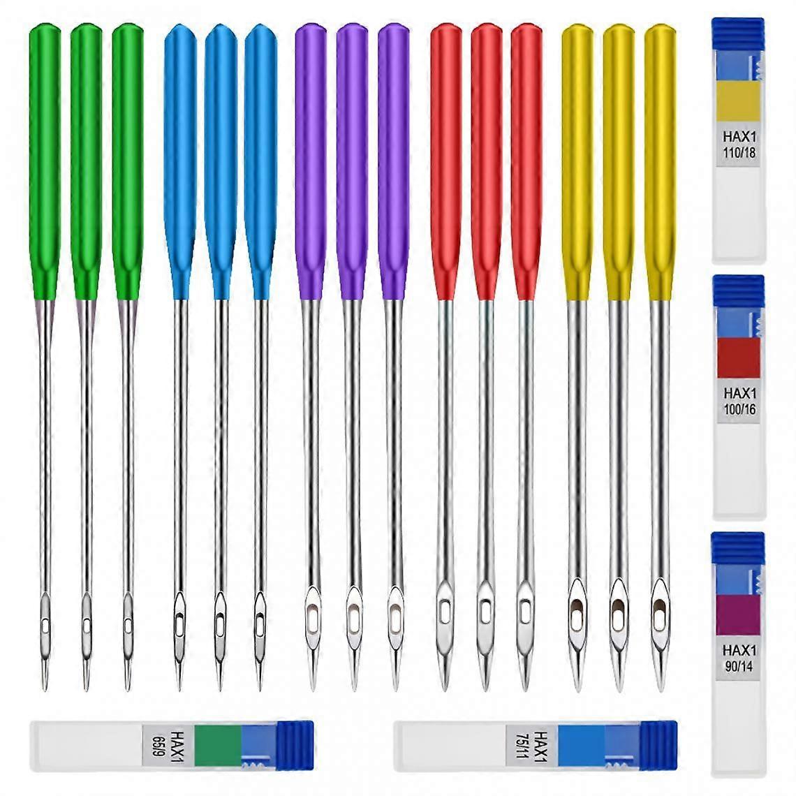 15 Pieces Universal Sewing Machine Needles