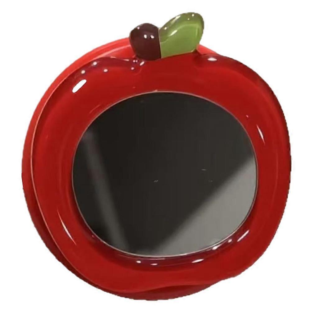 Magnetic Phone Holder Mirror Red Silicone Desktop Car Mount Strong Adsorption 360 Rotation Portable Art Table Stand