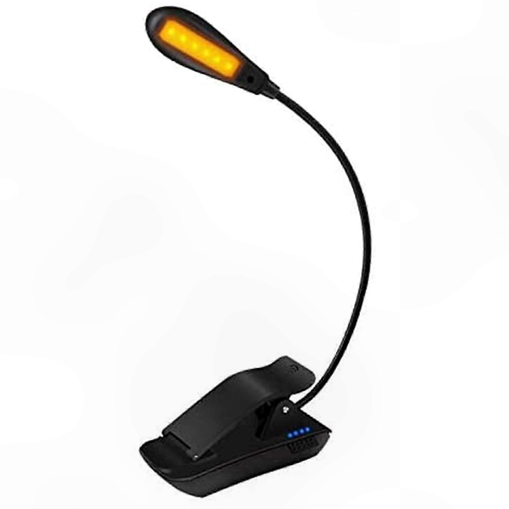 Rechargeable Book Light - Reading Lights for Books in Bed with 7 LED & 3 Brightness, Blue Light Blo