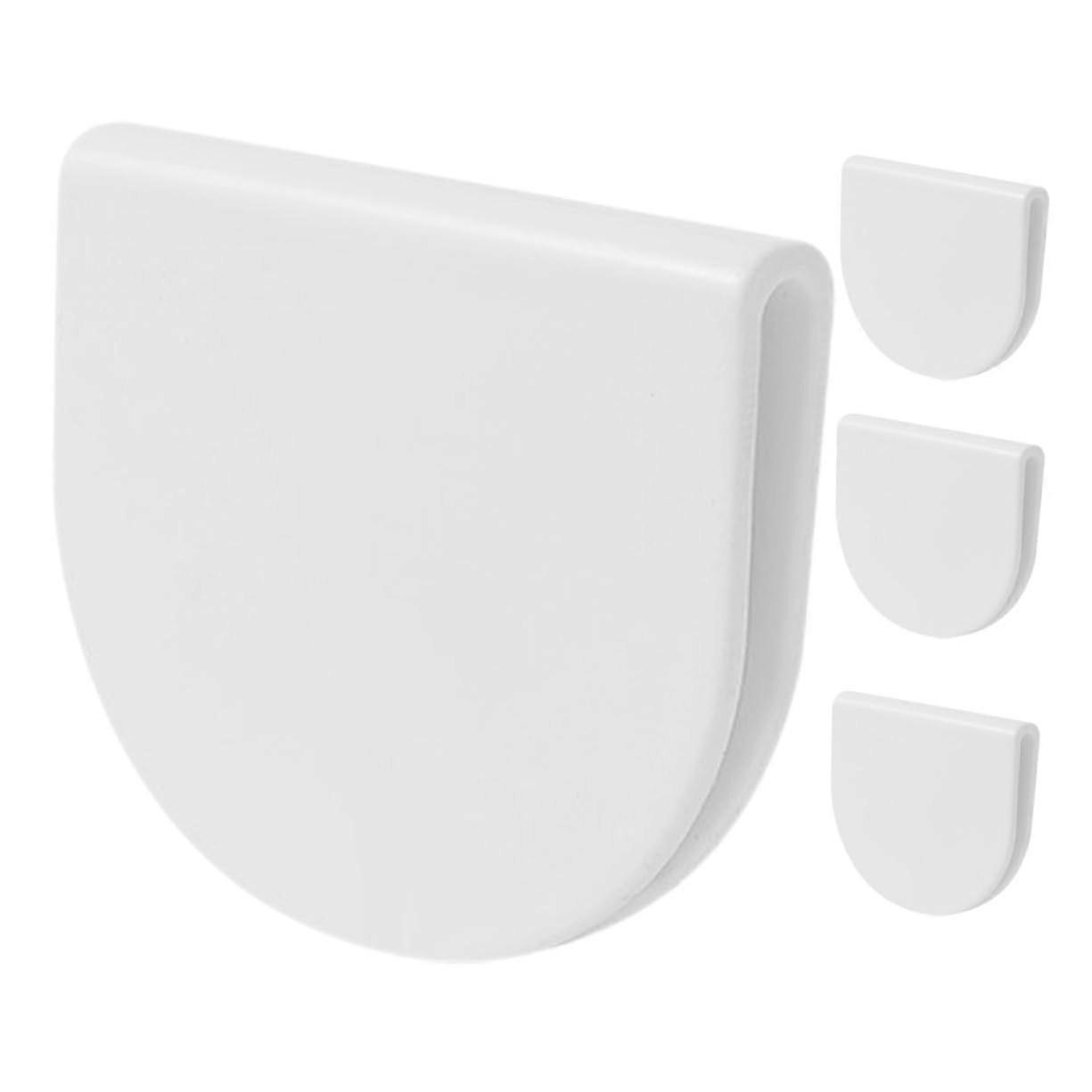 Adhesive Shower Curtain Clips 4Pack Splash Guard Windproof Buckles Easy Installation No Tools Required