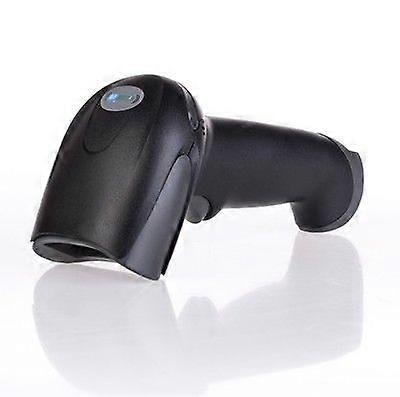 Handhold Barcode Scanner Fast Recognization Anti-slip Shockproof Ergonomic Scanner1pcs-black