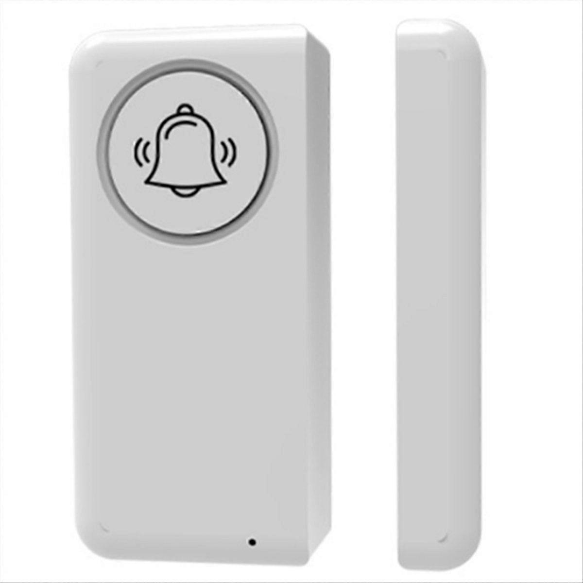 Tuya Smart WIFI Door Sensor Breaking in Protection Alarm Anti-Theft 90DB Window Open Detector Voice