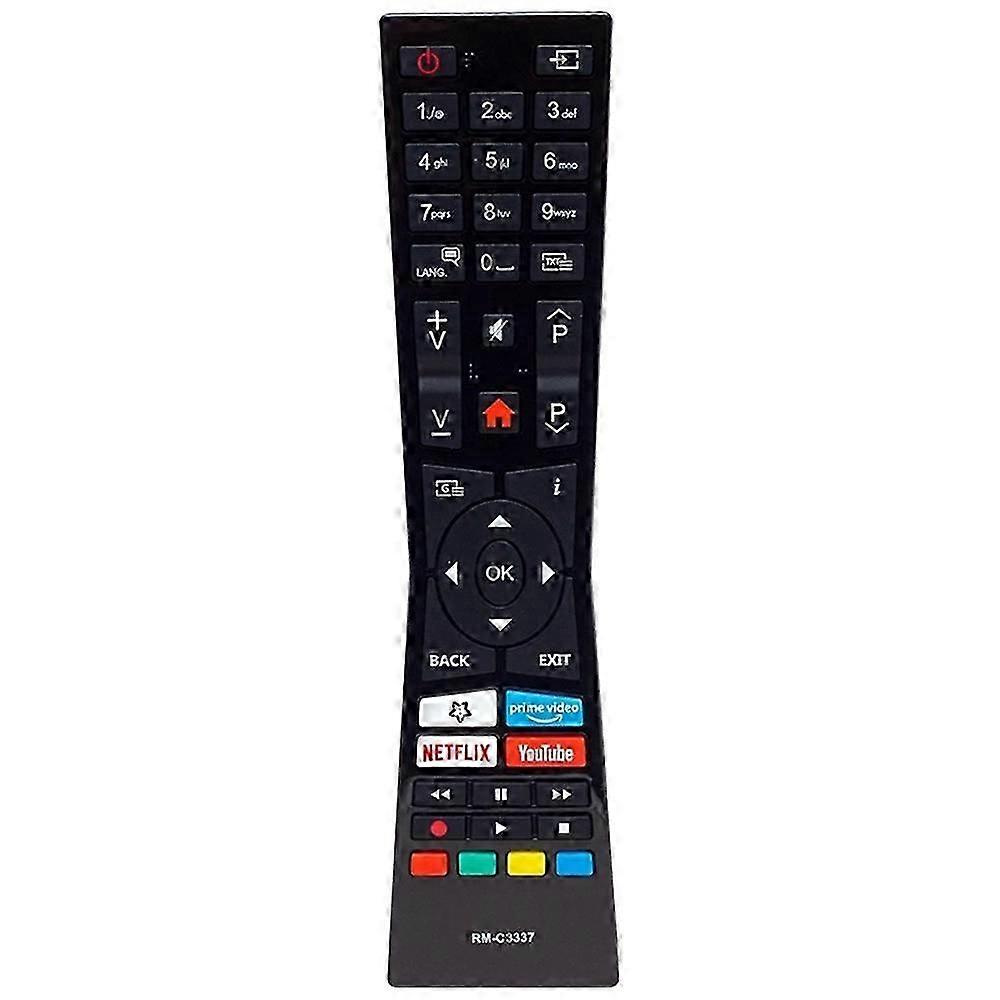 RM-C3337 Ergonomic Design Television Remote Control Replacement for JVC RMC3337 RCA243100P TV
