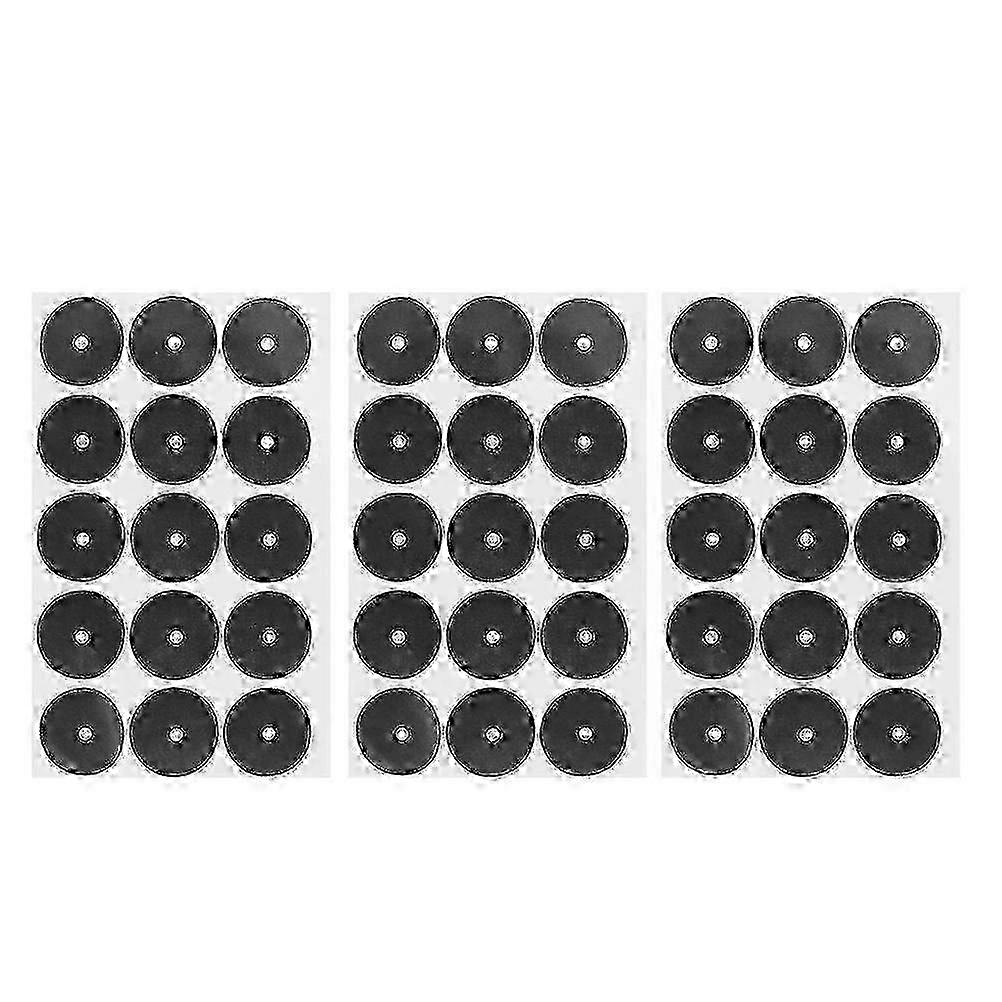 3 Sheets of Pool Table Marker Dots Billiard Dot Stickers Black Snooker Spots