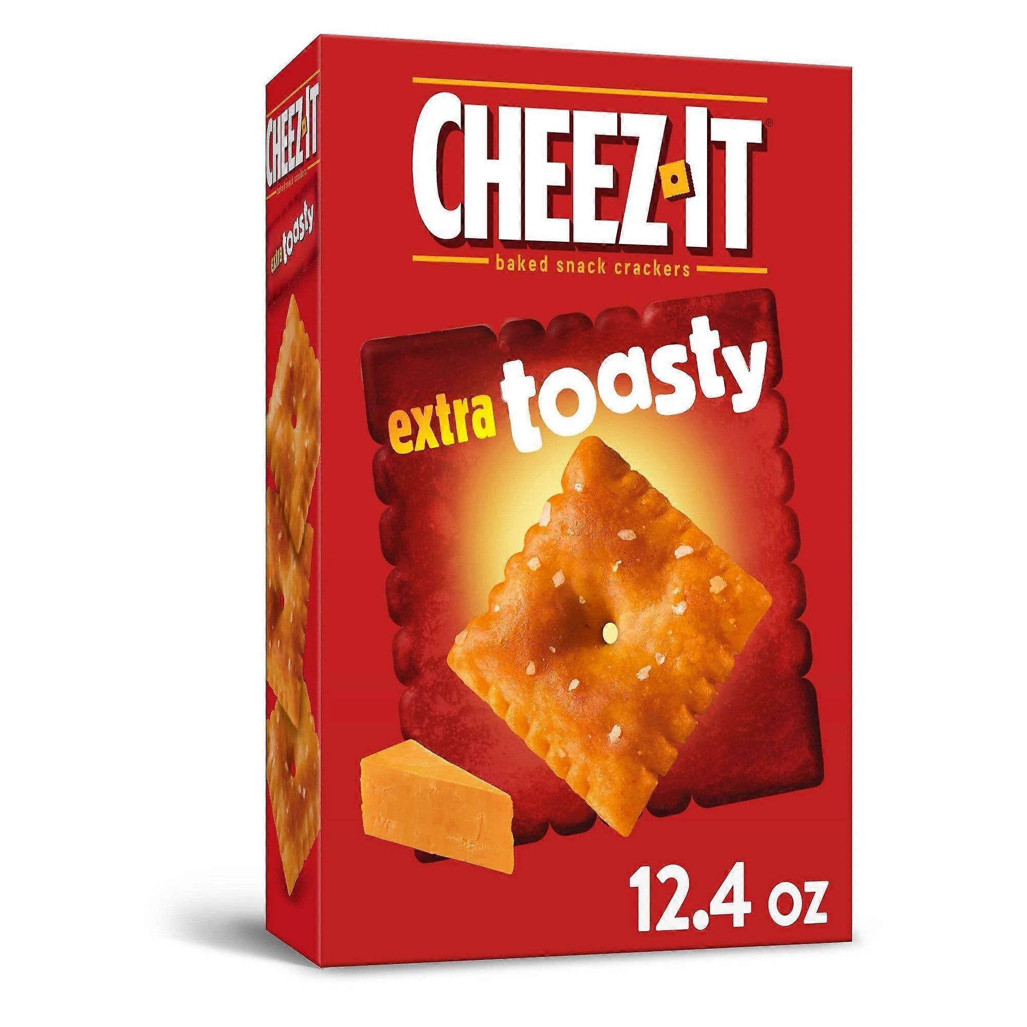 مقرمشات الجبن الخفيفة المحمصة من Cheez-it Extra ، 12.4 أونصة