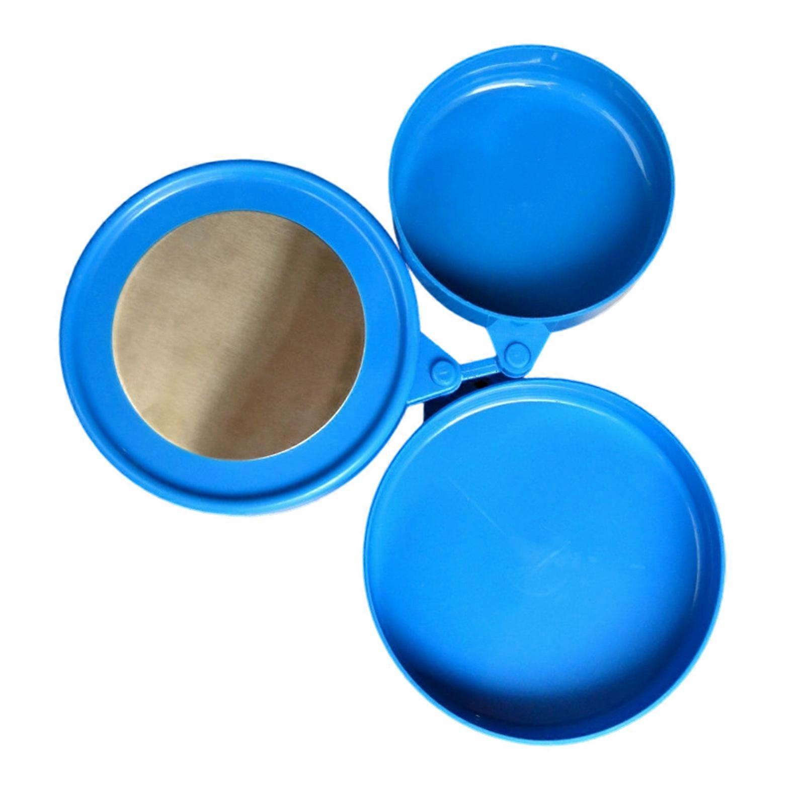Bol d'appât de pêche antirouille avec poignée ergonomique et aimants NdFeB puissants. Utilisations multiples pour les passionnés de pêche. Bleu