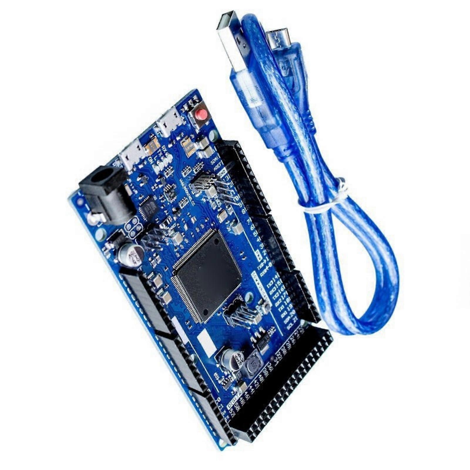 DUE R3 Board ATSAM3X8EA ARM Microcontroller Development Board with USB Cable Main Control Board for Programming Multicolor