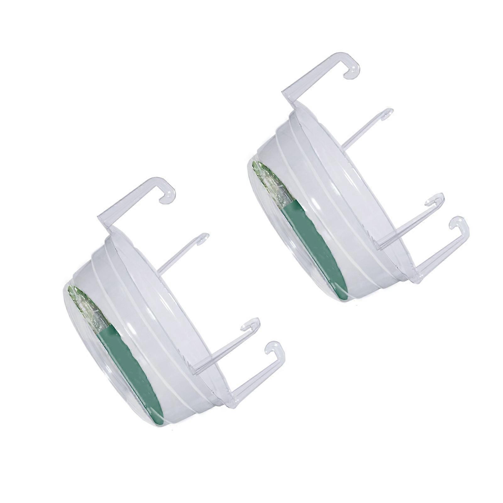 Durability Transparents Garden Tray with Airflows Hole Light weight Circulars Planter Base for Healths Root Development  8 inches