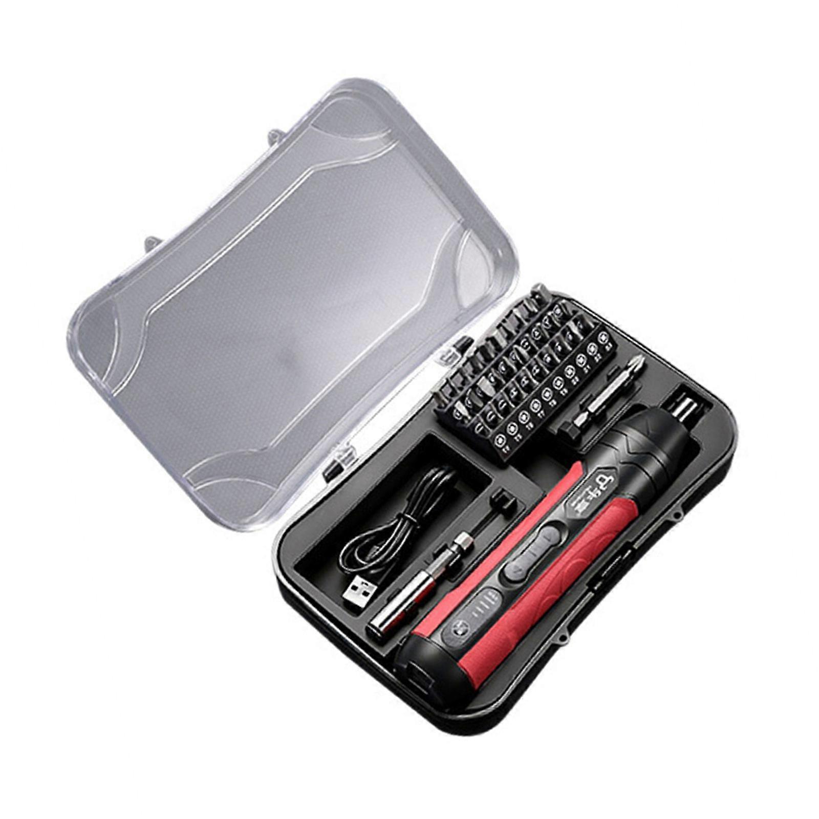 Magnetic Electric Screwdriver 4 Position Torques Selector Rechargeable Battery For Home Workshop Use Multicolor