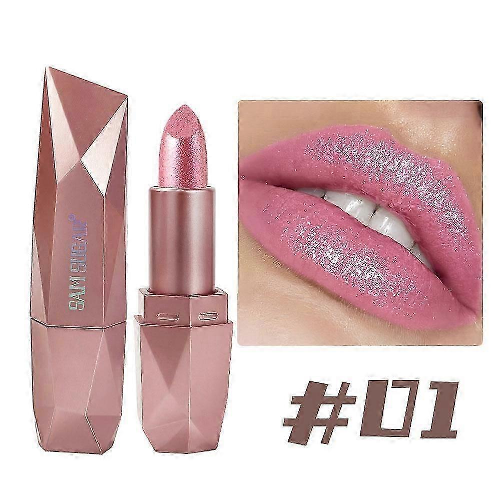 Hydrating Pearlescent Lipstick with High Pigmentation for a Radiant Glossy Finish in Multiple Shades