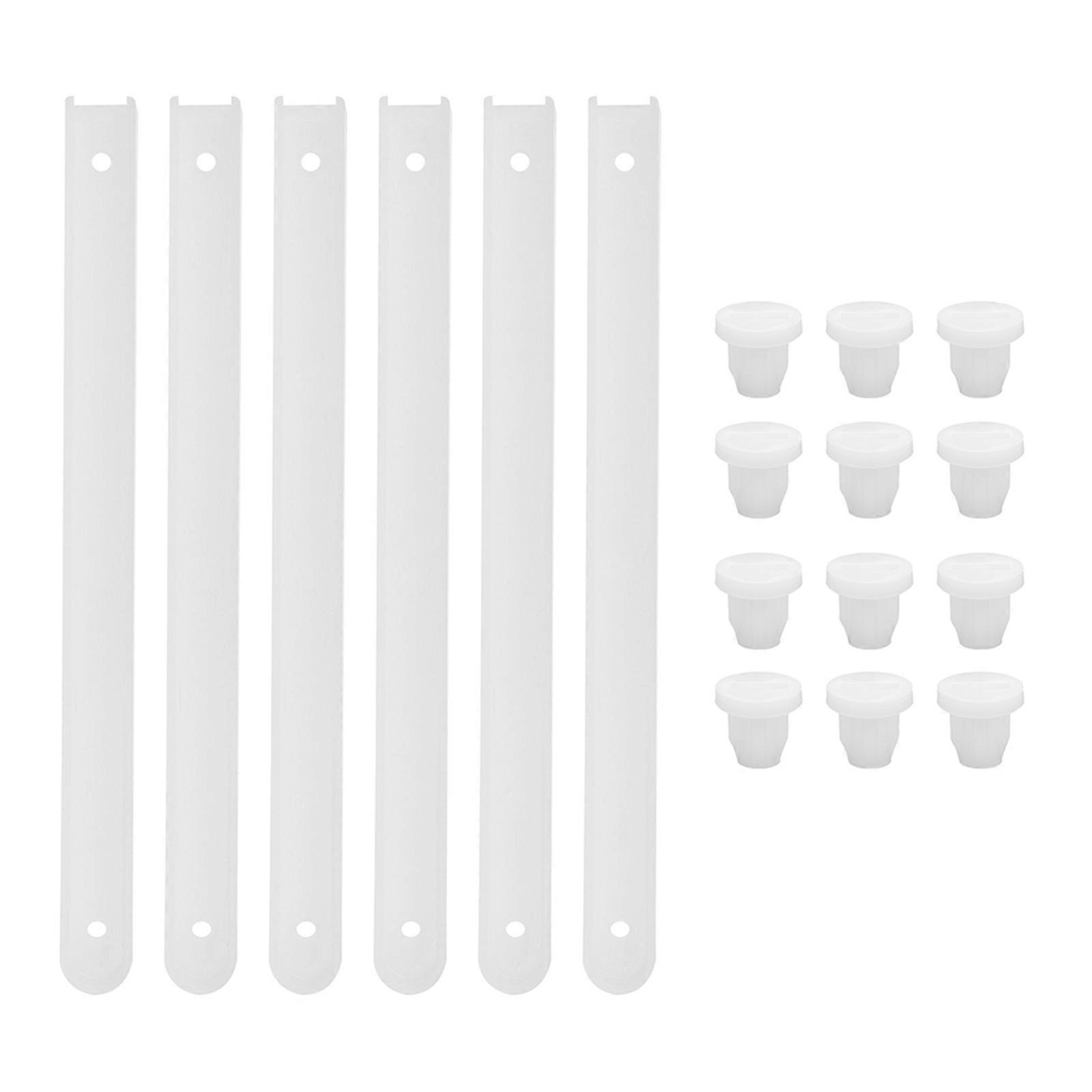 3 Sets Plastic Drawer Slides Drawer Replacement Parts Drawer Rails Drawer Track Rails
