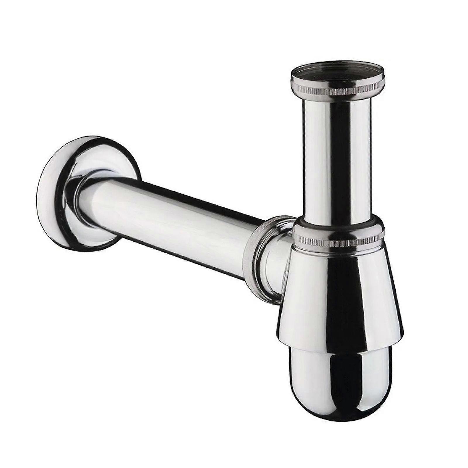 מלכודת בקבוקים משודרגת מותקנת על קיר לכיור אמבטיה עגול מלכודת דאודורנט פריקת מים יעילה מראה מודרני ססגוניות