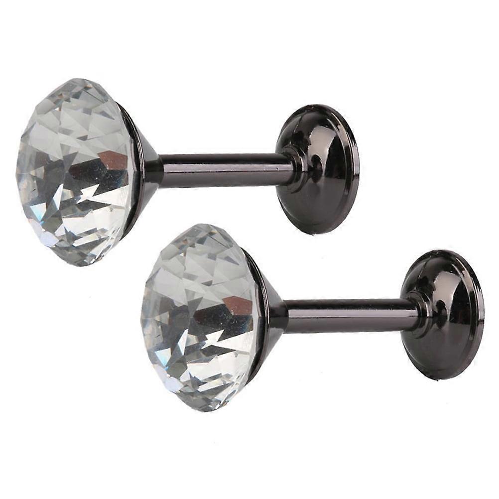 2pcs Tie Back Hooks Curtains Tiebacks Hooks Mounted Hanger Decorations Hooks Black