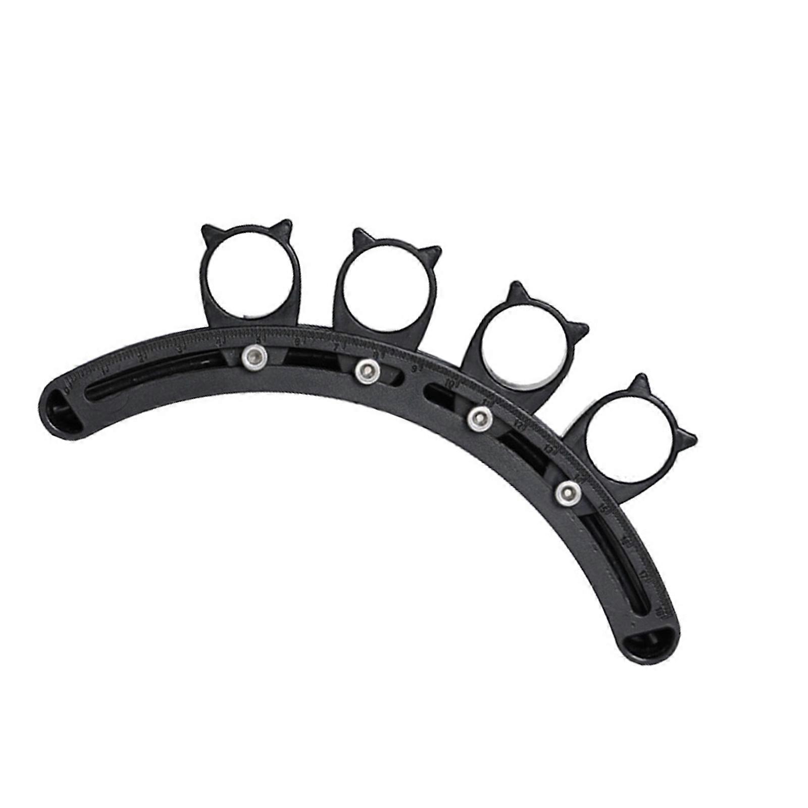 Multifunctional Finger Expander Resin Construction Suitable for Crosses Hole Training Exercises Compact and Easy to Carry Multicolor