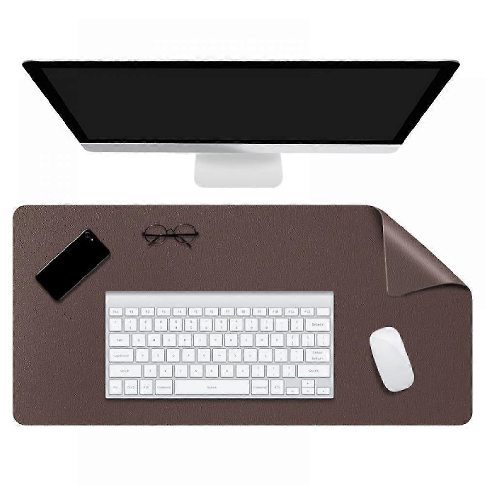 1Pc Desk Mat Office Desktop Computer Mouse Pad PU Leather Waterproof Fashion Notebook Mouse Pad Table Mat -27 x 13inches