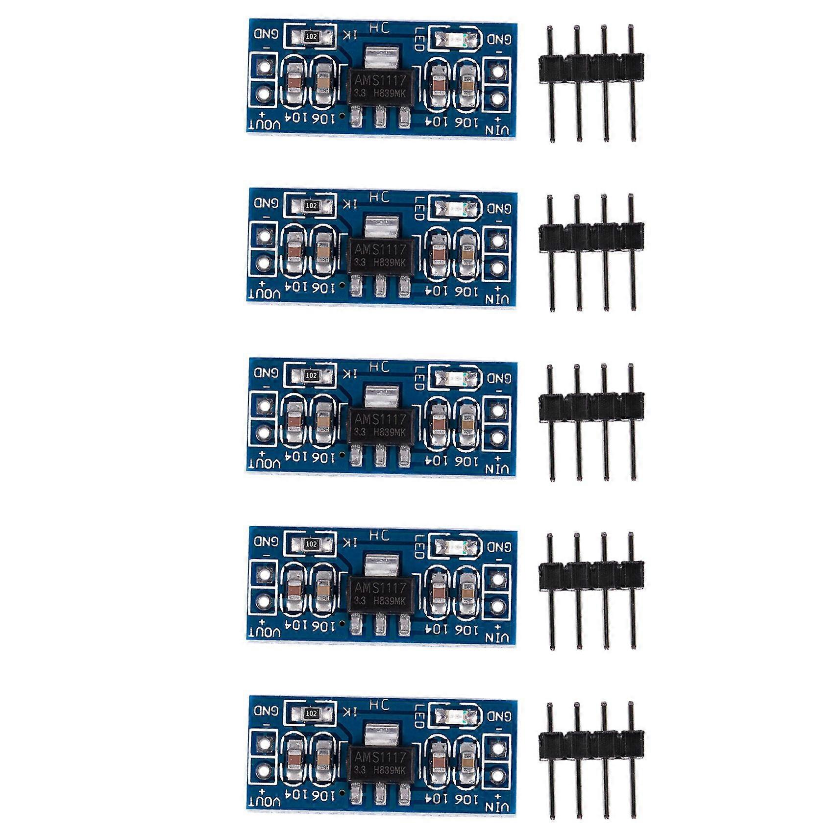 5X AMS1117-3.3 DC Step-Down Voltage Regulator Adapter Convertor 3.3V Out