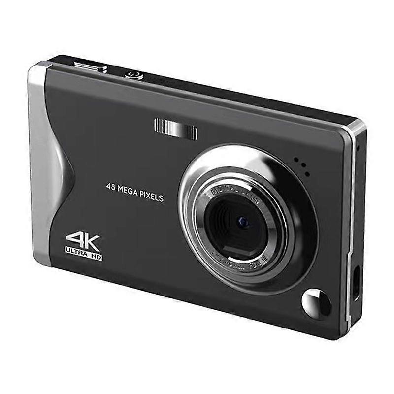 4K HD Digital Camera 3-Inch Large Screen Autofocus Camera-Black