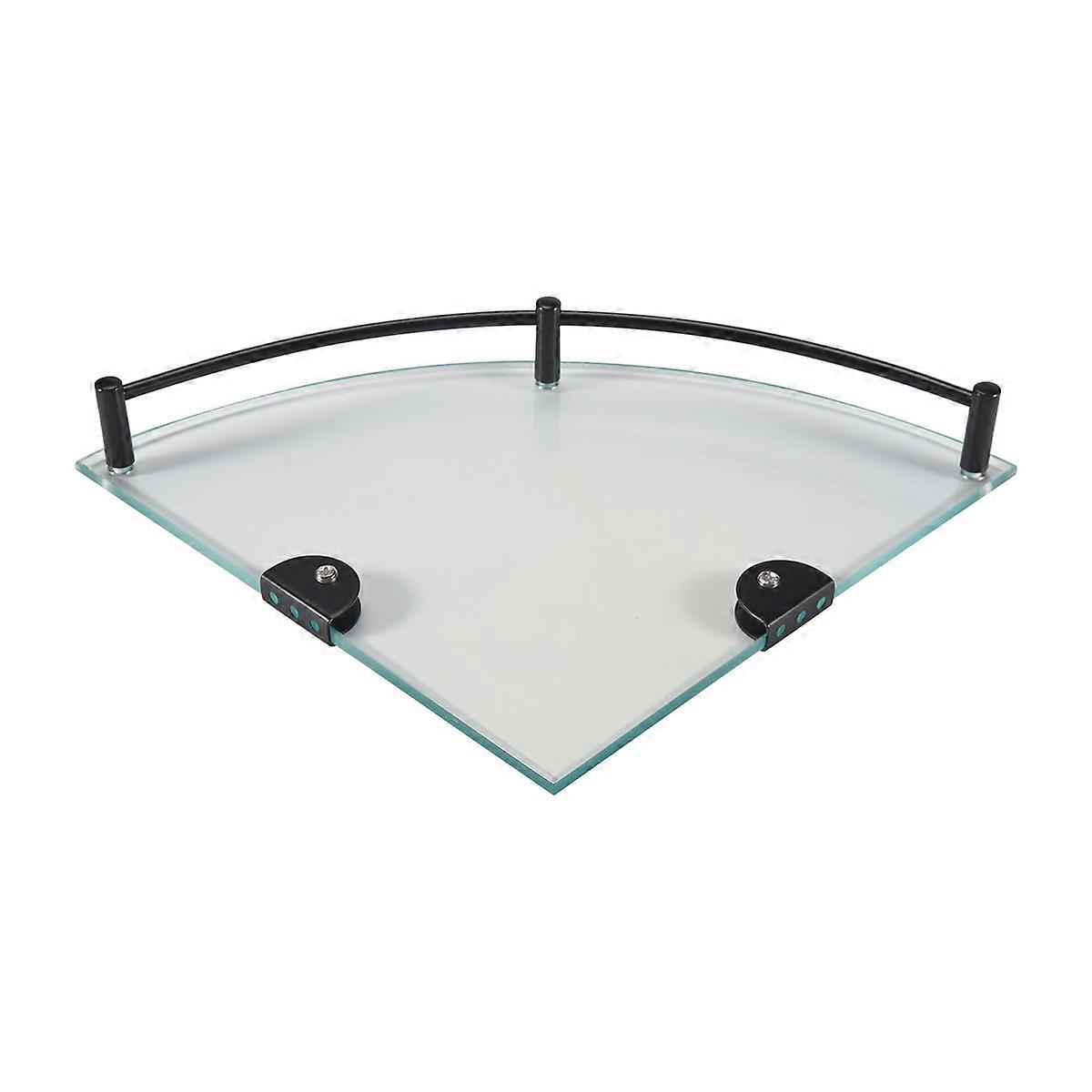 Bathroom Shelves, Bathroom Glass Corner Shelf Wall Mounted-A