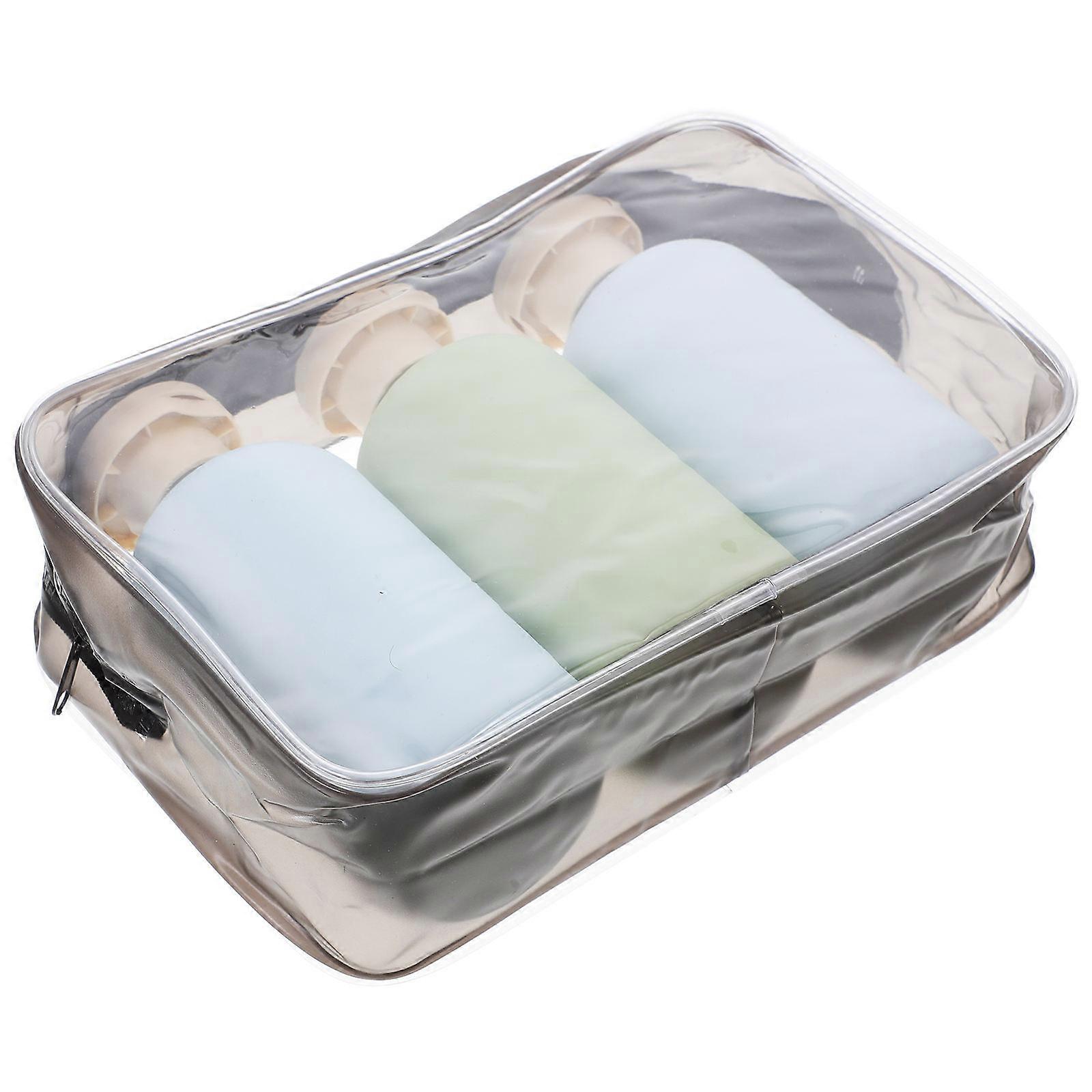 Refillable Travel Shampoo Conditioner Bottles Set for Storage Use 1Set