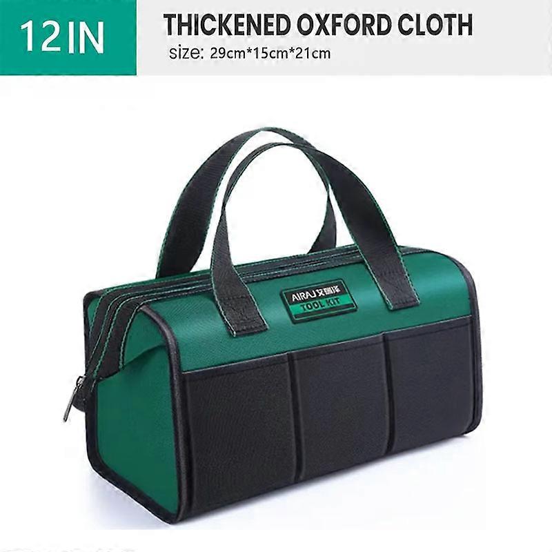 AIRAJ 13 Inch Tool Bag Electrician Multifunctional Strong Durable Oxford Thickened Woodworking Storage Portable Handheld Bag