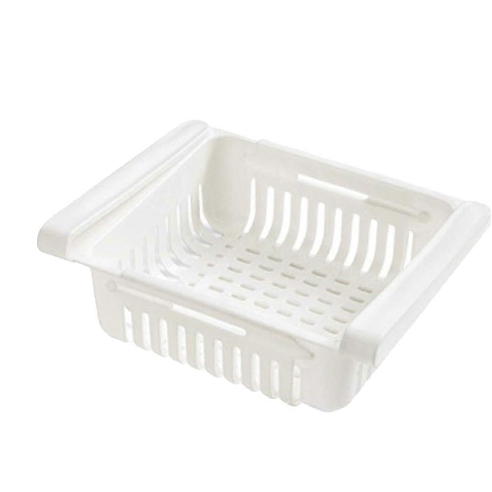 Creative PP Plastic Kitchen Box for Fridge Organization Yellow Environmental Friendly Nonperforating 2pcs