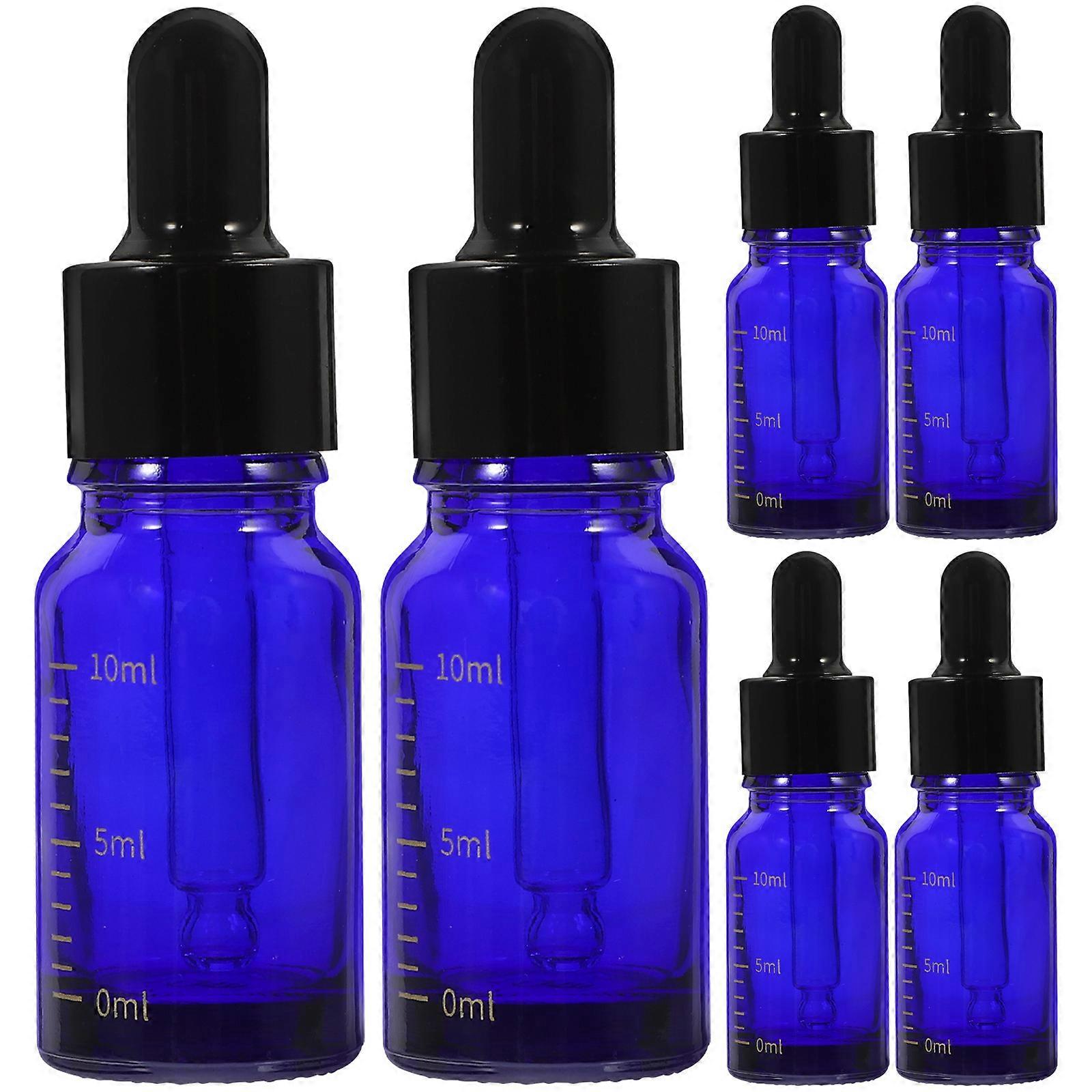 Refillable Essential Oil Bottle Glass for Storage 6Pcs Portable Vials