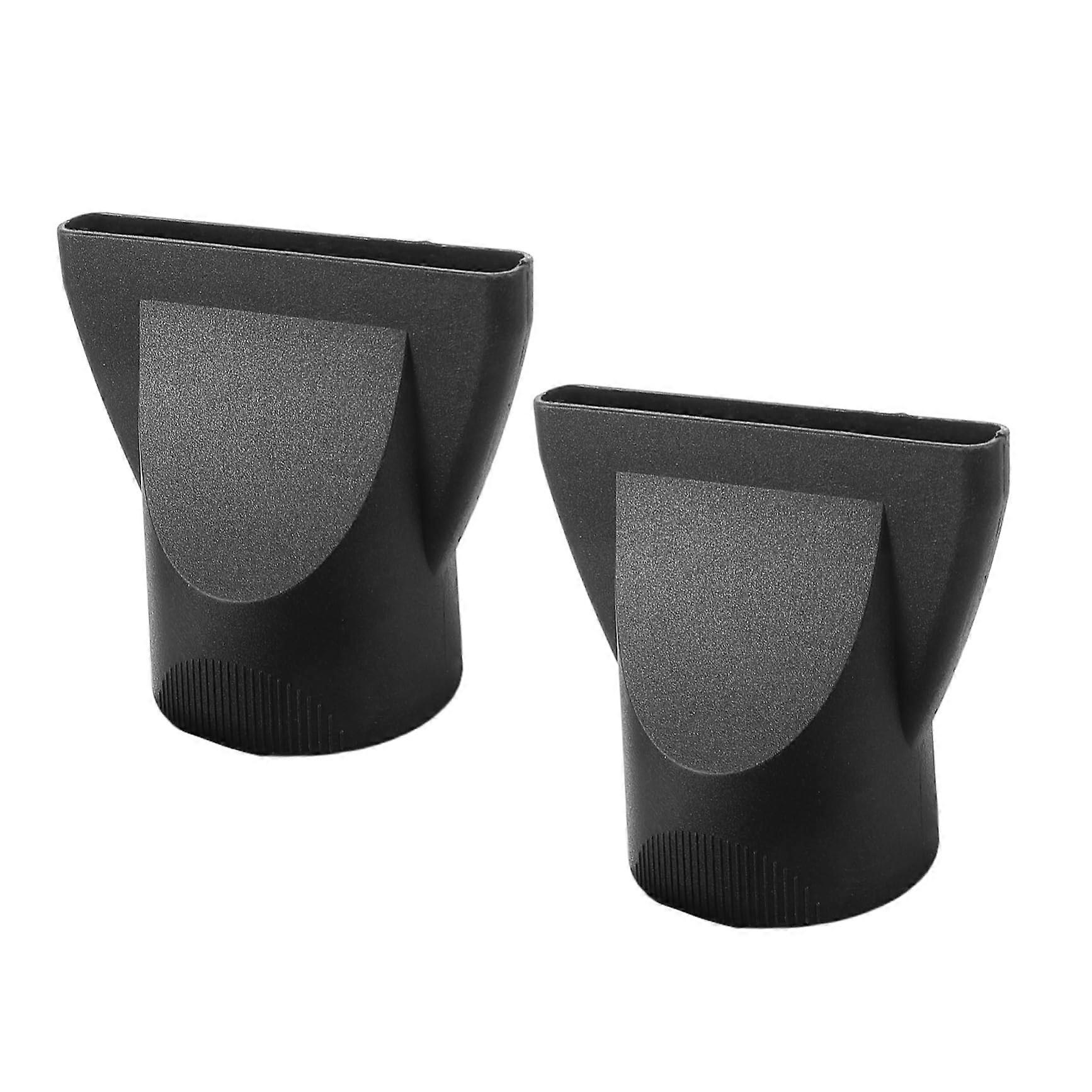 2pcs Hair Dryer Nozzle and Diffuser Set with Precise Airflow Control and Frizz Reduction
