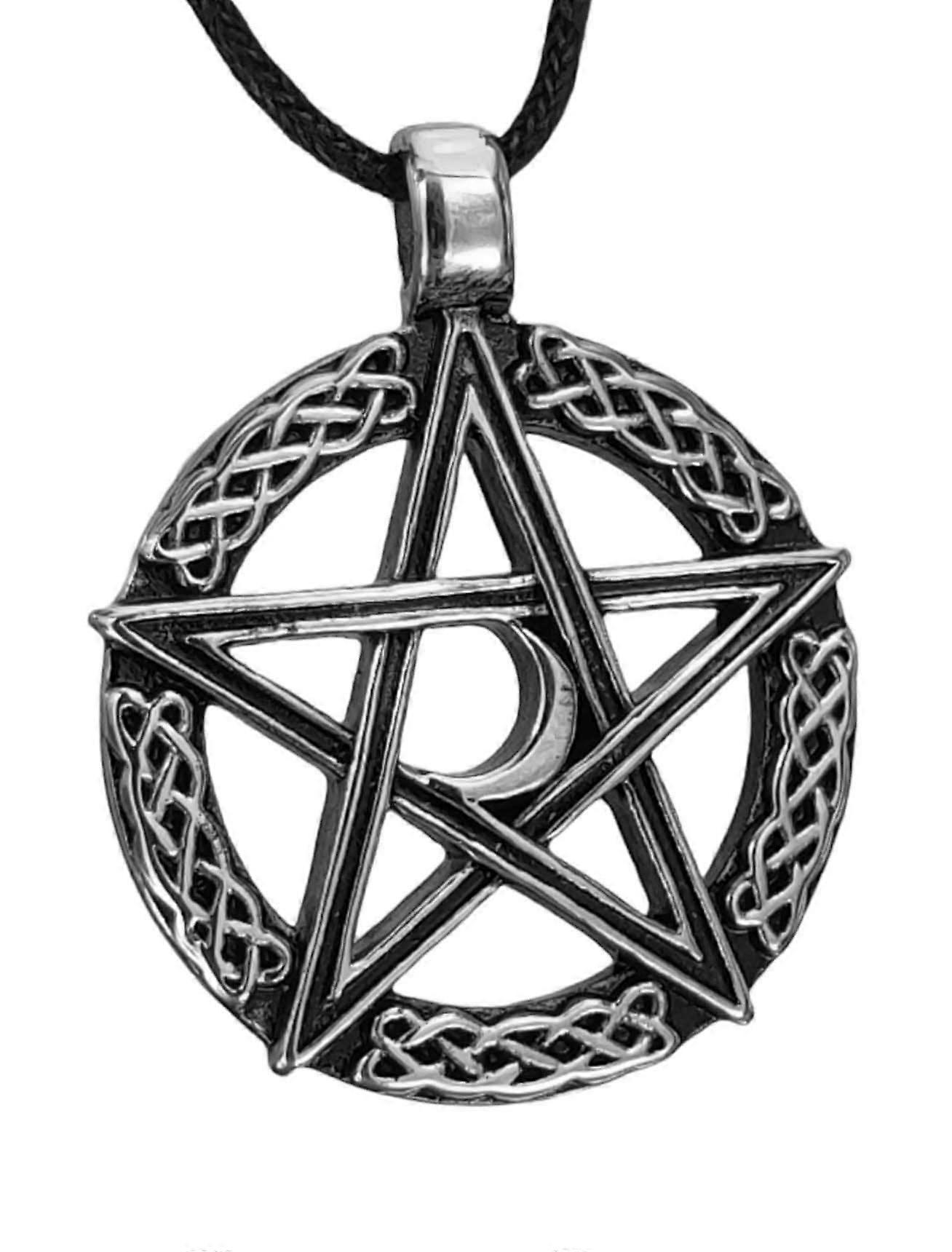 Pendentif 137 Pentagramme - Acier inoxydable