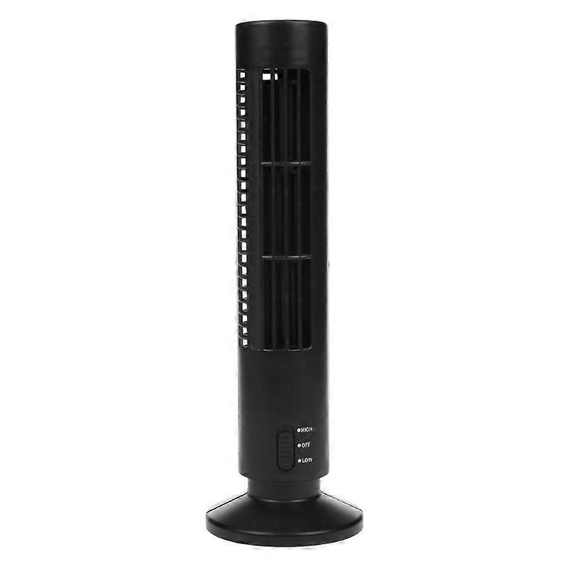Summer Cool Breeze Vertical Air Conditioning USB Mini Leafless Tower Fan