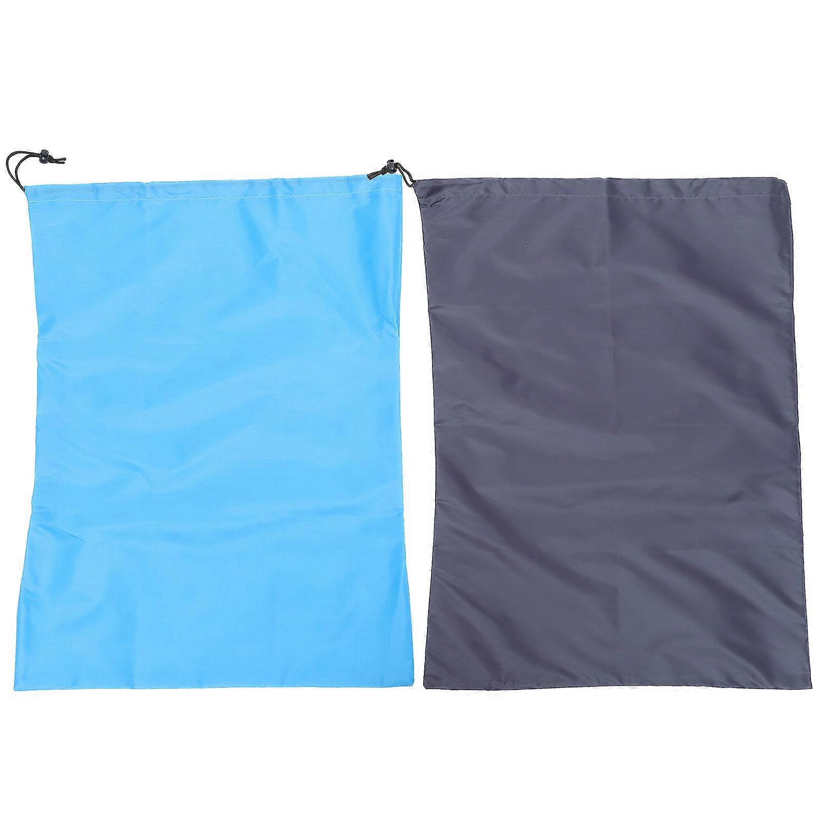 Polyester Laundry Bags Waterproof Drawstring Dirty Clothes Bag 2Pcs